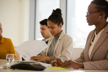 Business people in conference room meeting