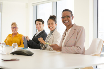 Business people in conference room meeting