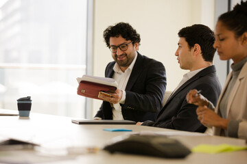Business people in conference room meeting