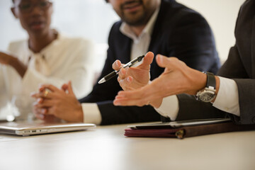 Business people in conference room meeting