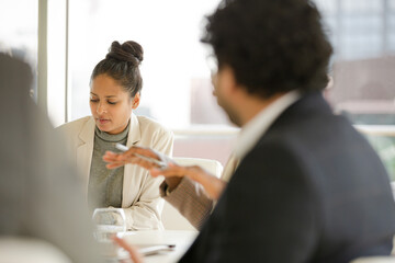 Business people in conference room meeting
