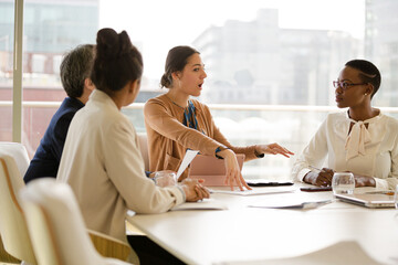 Business people in conference room meeting
