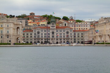 Naklejka premium Urban view of Trieste, Italy