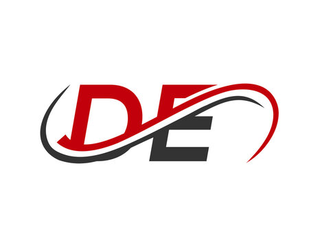 DE Letter Linked Business Logo. DE Logo Design. DE logo Design for Financial, Development, Investment, Real Estate And Management Company Vector Template
