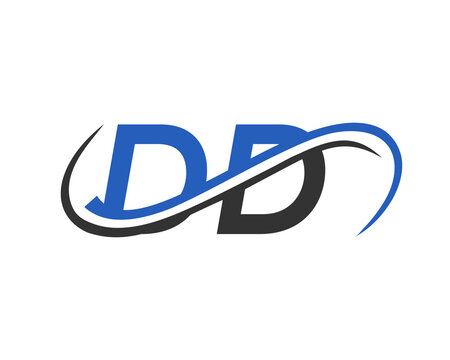 Initial DD Logo Design. DD Letter Linked Business Logo. DD logo Design for Financial, Development, Investment, Real Estate And Management Company Vector Template