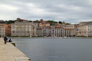 Obraz premium Urban view of Trieste, Italy