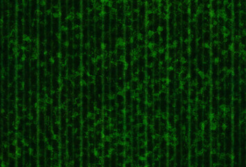 緑の縞の布テクスチャー