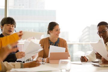 Business people in conference room meeting