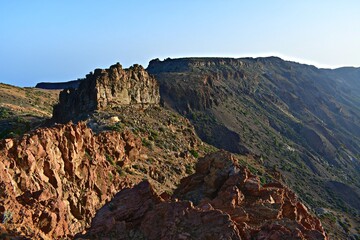 Atardecer en el Teide con calima en el aire