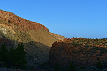 Atardecer en el Teide con calima en el aire