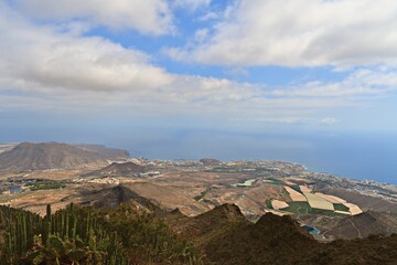 Vistas desde el pico de Roque del Conde