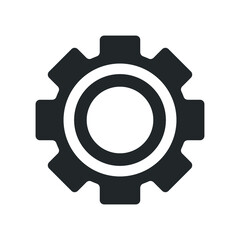 Gear, setting icon design vector