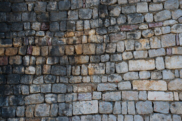 stone wall of ancient city