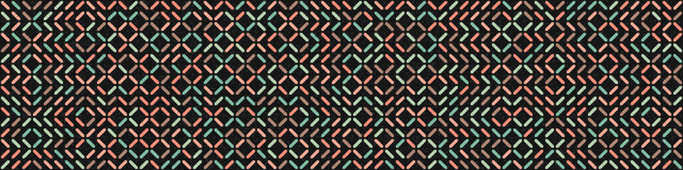 Abstract Geometric Pattern generative computational art illustration