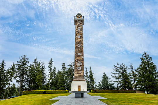 The historic Astoria Column, Astoria Oregon
