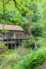 The historic Cedar Creek Grist Mill.