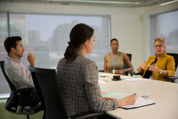 Business people in conference room meeting