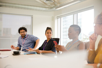 Obraz premium Business people in conference room meeting