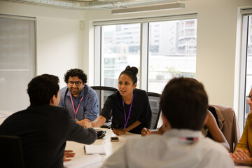 Business people in conference room meeting