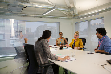 Business people in conference room meeting