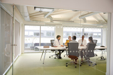 Obraz premium Business people in conference room meeting