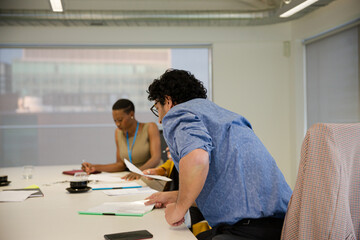 Business people in conference room meeting