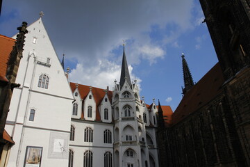 Fototapeta premium Reiseziel Meißen an der Elbe in Sachsen