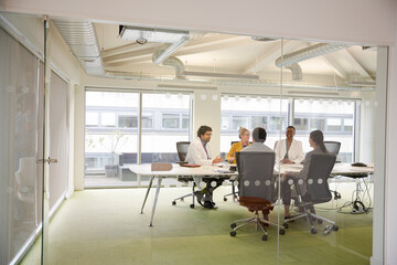 Business people in conference room meeting