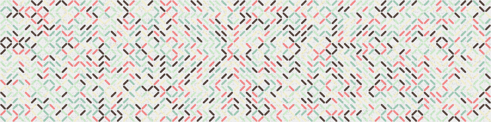 Abstract Geometric Pattern generative computational art illustration