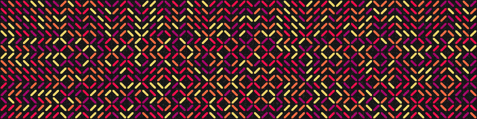 Abstract Geometric Pattern generative computational art illustration