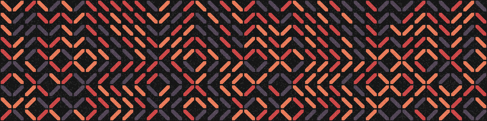 Abstract Geometric Pattern generative computational art illustration