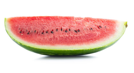 Red sliced watermelon. Pieces of red melon.