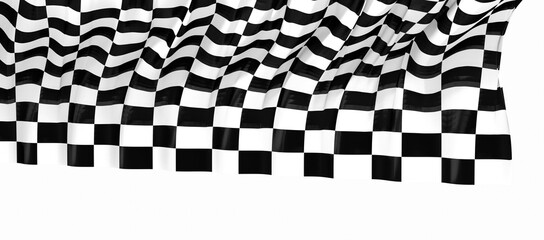 Obraz premium background of checkered flag pattern