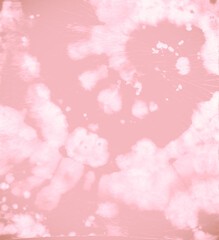 Pink Spiral Tie Dyed. Circular Multi Roll. Color