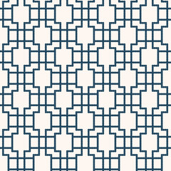 Seamless black and white geometric pattern