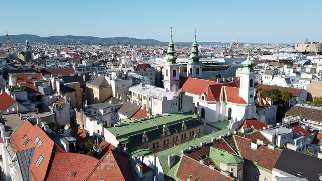 Wien Panorama Schwenk West-Ost, mariahilf, Haus des Meeres