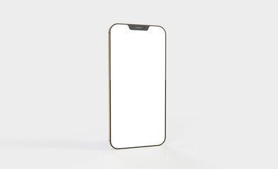 phone 3d illustration mockup smartphone isolated.