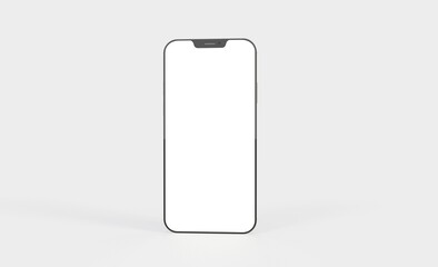 realistic smartphone template mockup for user experience presentation. Stylish concept design for websites, applications and landing pages. 3d