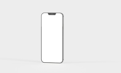 realistic smartphone template mockup for user experience presentation. Stylish concept design for websites, applications and landing pages. 3d