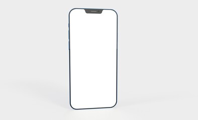 realistic smartphone template mockup for user experience presentation. Stylish concept design for websites, applications and landing pages. 3d