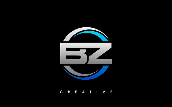 BZ Letter Initial Logo Design Template Vector Illustration