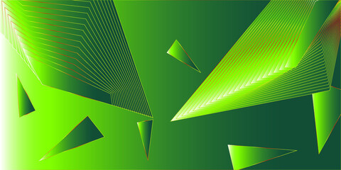 abstract  green background with squares