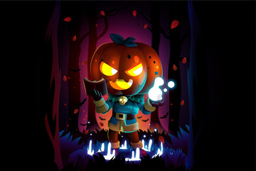 realistic halloween background design vector illustration