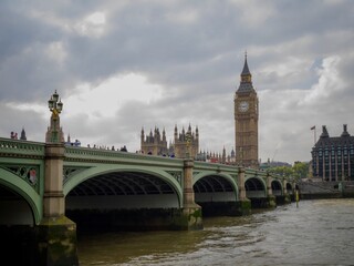 Fototapeta na wymiar Westminster Bridge in London