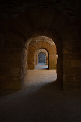 Fototapeta premium old castle in the town