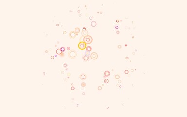 Light Multicolor vector layout with circle shapes.