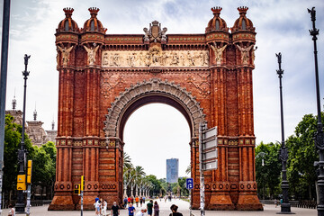 Arc de Triomf of Barcelona, Spain