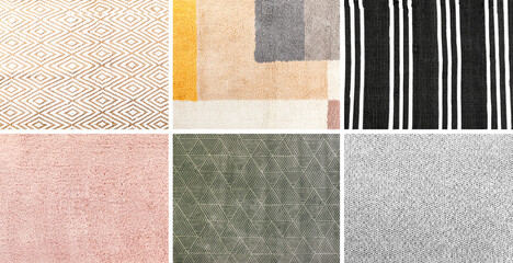 Fototapeta premium Set of stylish carpets
