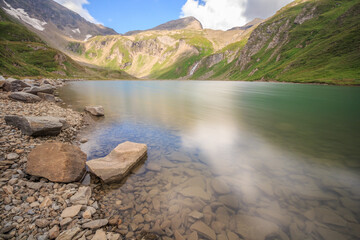 lake in the mountains
