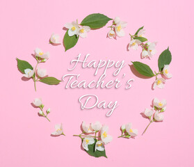 Beautiful greeting card for Happy Teacher's Day